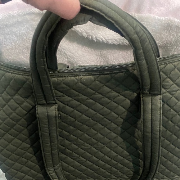 Vera Bradley Slouchy Tote in “Climbing Ivy Green” - Picture 4 of 9